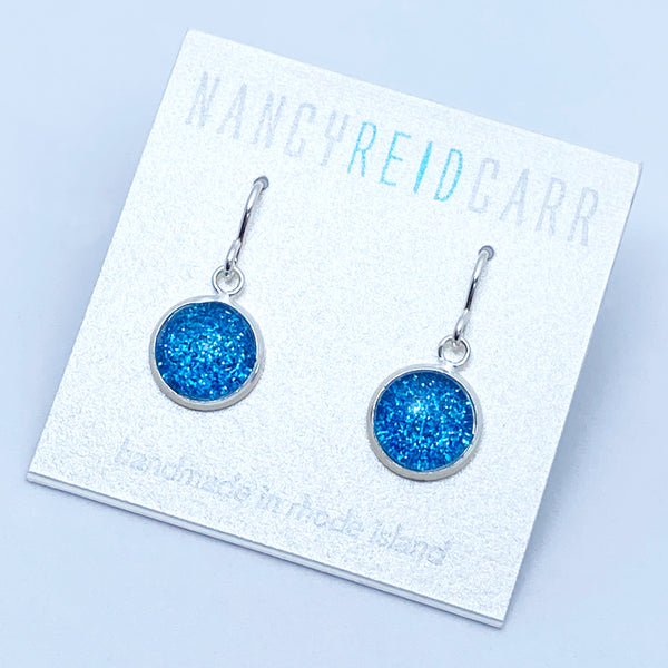 Shimmer Ocean - Drop Earrings