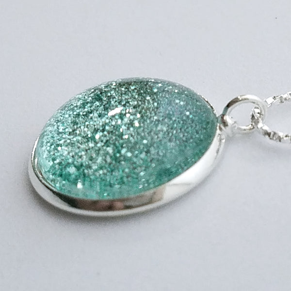 Shimmer Aqua Necklace