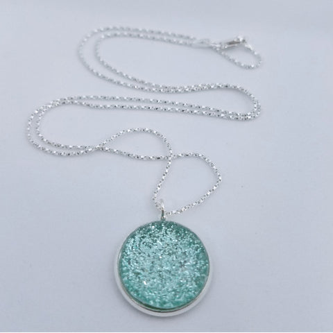 Shimmer Aqua Necklace