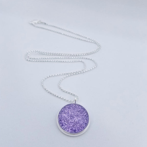 Shimmer Lilac Necklace