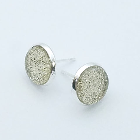 Shimmer Champagne -  Post Earring