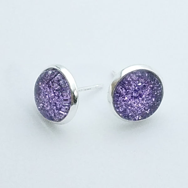 Shimmer Lilac -  Post Earring