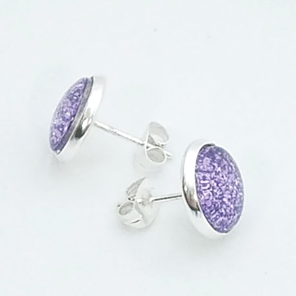 Shimmer Lilac -  Post Earring