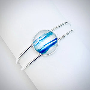 Blue Breeze - Bangle Bracelet
