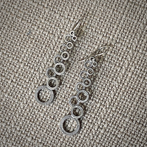 Modern Boho Collection - Metal Statement Dangle Earrings