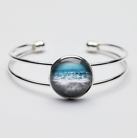 Aqua Sea - Bangle Bracelet