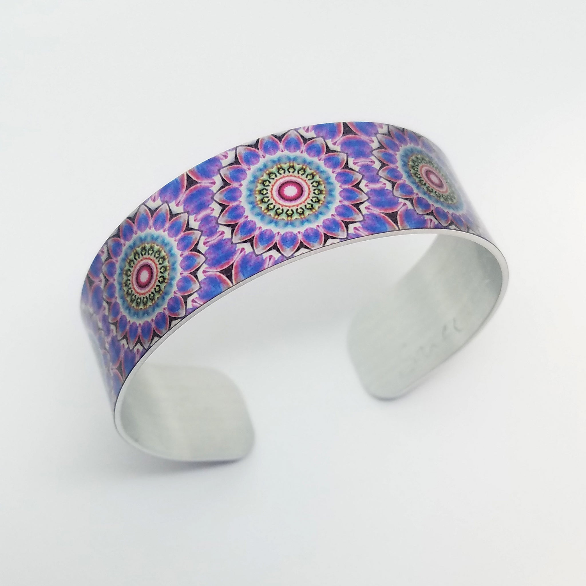 Succulent Mandala Cuff Bracelet